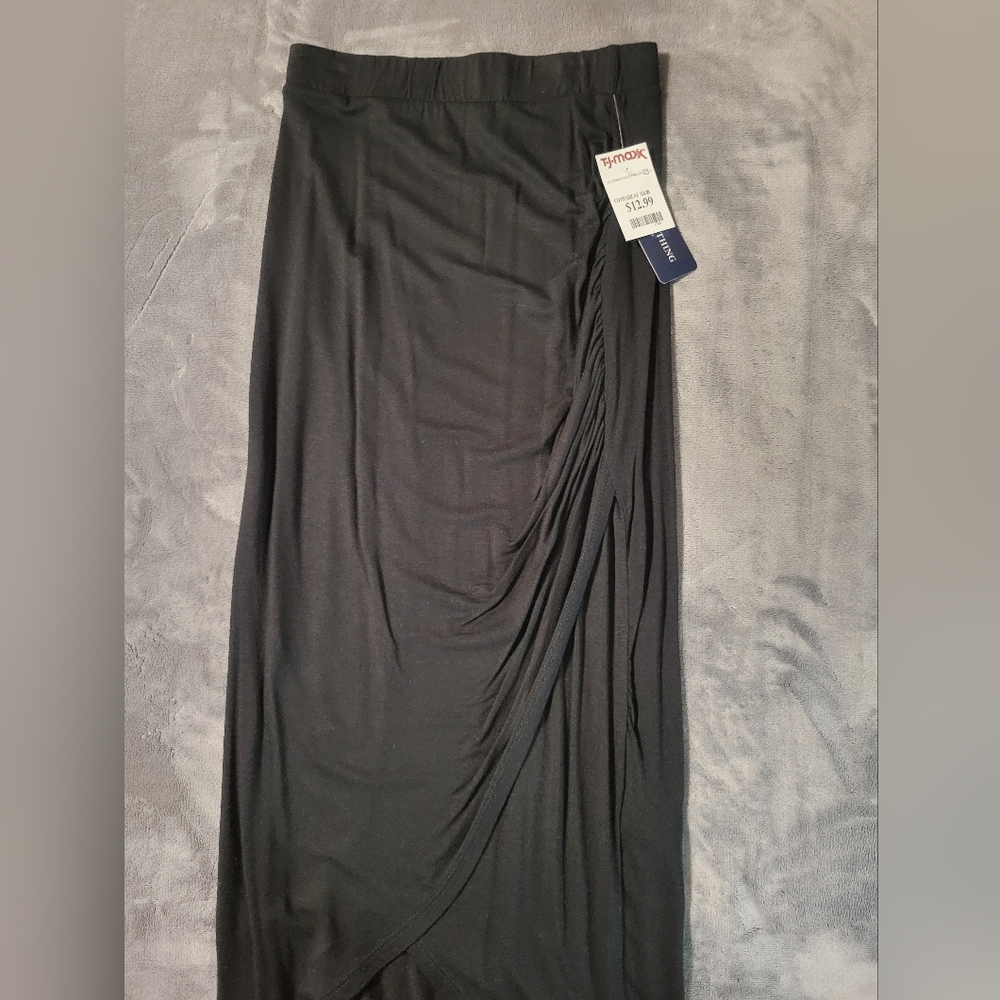 Long black skirt